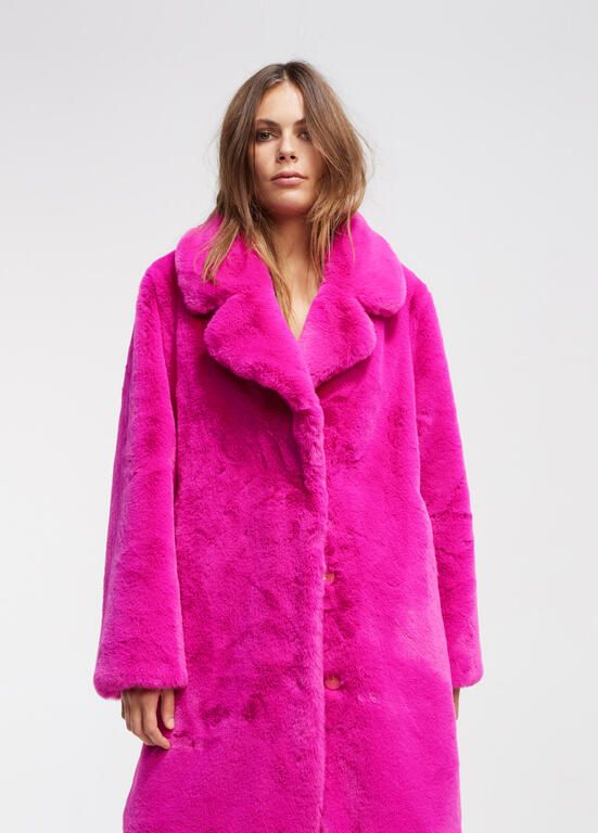 KOŻUCH FUCSIA