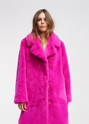 KOŻUCH FUCSIA