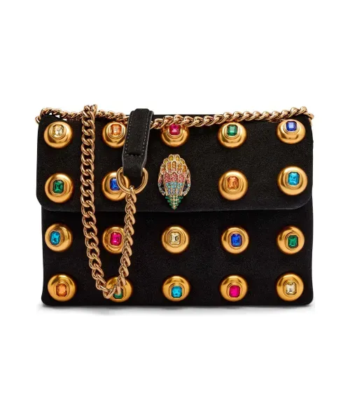 KENSINGTON GEMS-BLACK-SUEDE