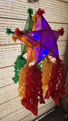 STANDARD ASSEMBLED Traditional Parol Medium Size Powered by Fairy Lights - PICKUP ONLY