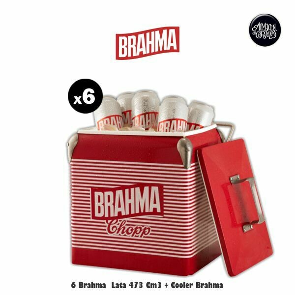 Cooler Brahma + 6 Brahma Lata 473Cm3