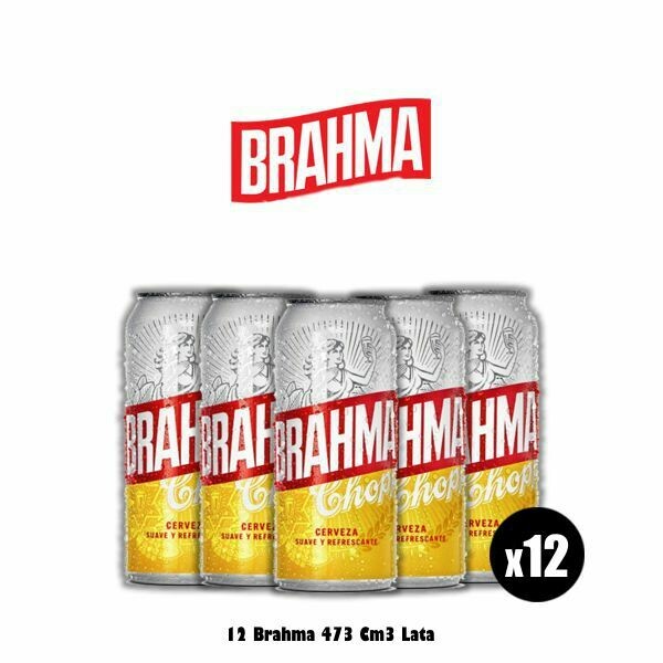 12 Latas Brahma 473Cm3.