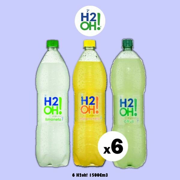 H2oh! 1500Cm3 con gas x6