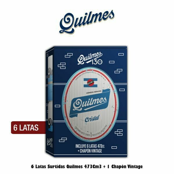 1 Chapon Quilmes + 6 Latas Quilmes