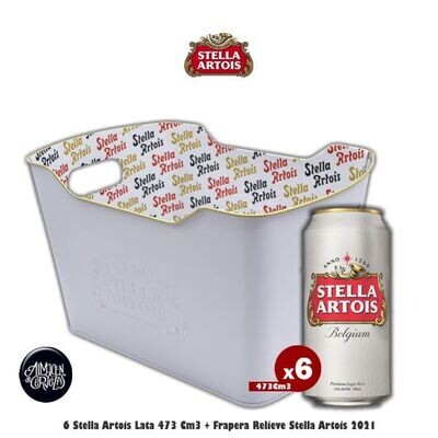 Frapera Stella Artois + 6 Latas Stella 410Cm3