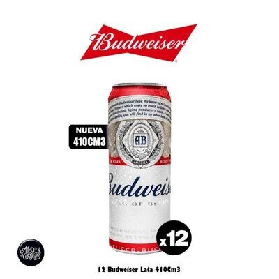 HOT PRICE - 12 Budweiser Lata 410Cm3