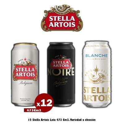 12 Lata Stella Artois 473Cm3