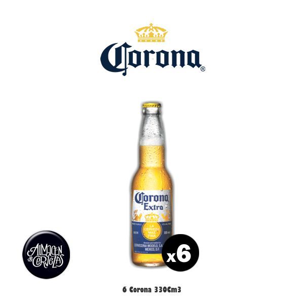 6 Cerveza Corona330Cm3