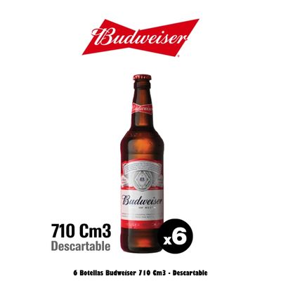 6 Budweiser 710Cm3 Bot