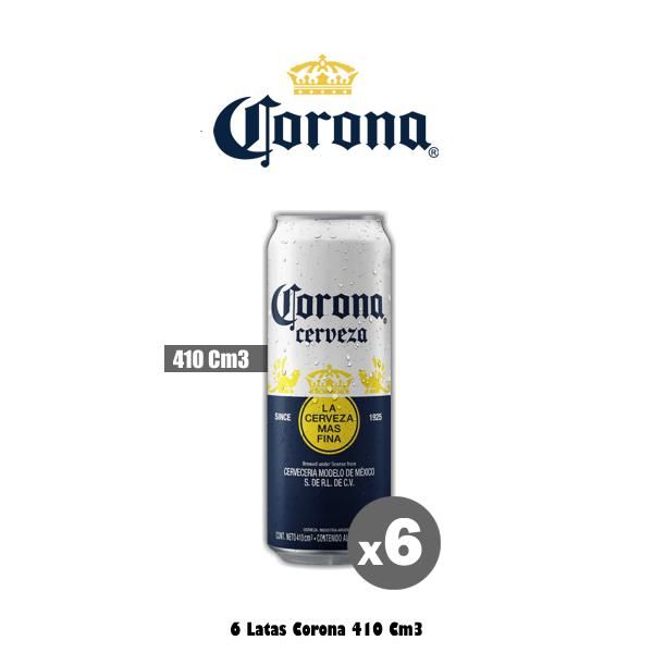 6 Corona Lata 410Cm3 x6
