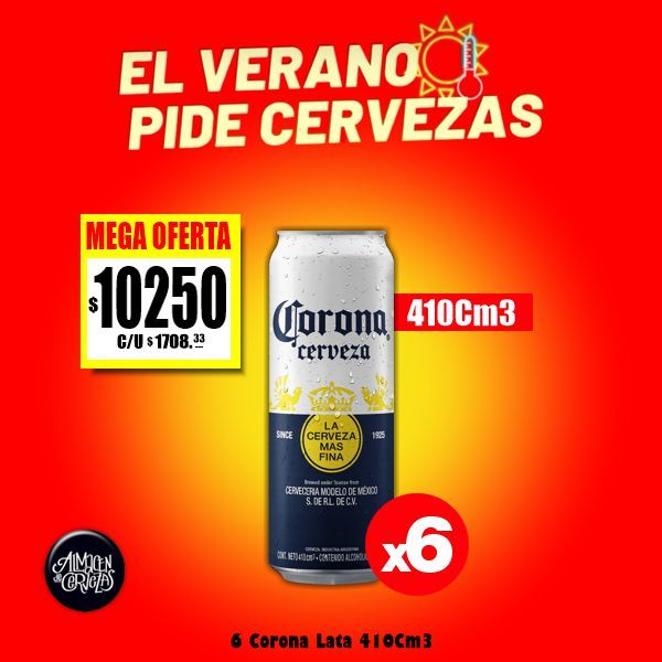 VERANO 25 - 6 Corona Lata 410Cm3 x6