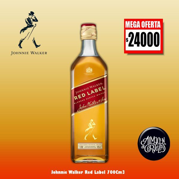 MEGA OFERTA - Johnnie Walker Red Label 750Cm3