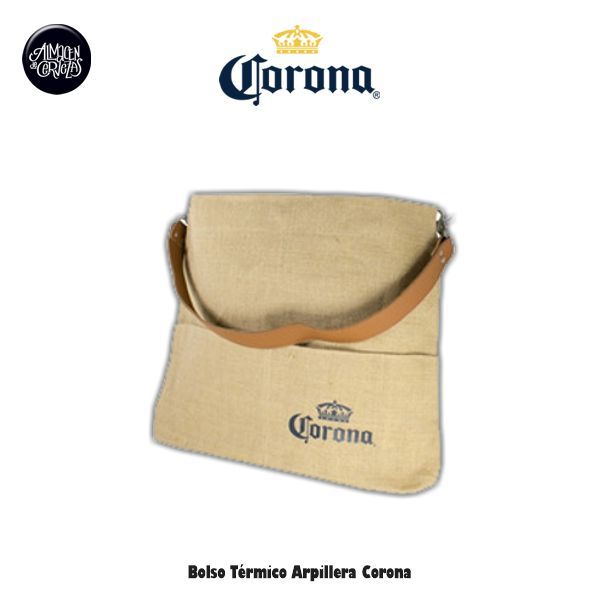 Bolso Corona térmico tela arpillera