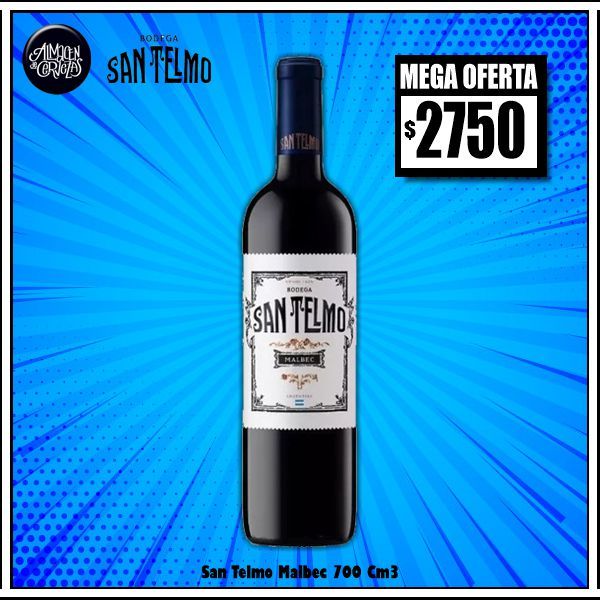 MEGA OFERTA - San Telmo Malbec 750Cm3