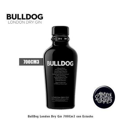 BullDog London Dry Gin 700Cm3 con Estuche