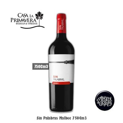 Sin Palabras Malbec 750Cm3