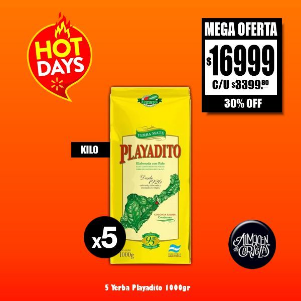 HOT DAYS- 5 Playadito 1Kg