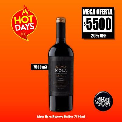 HOT DAYS - Alma Mora Select Reserve Malbec​ 750Cm3