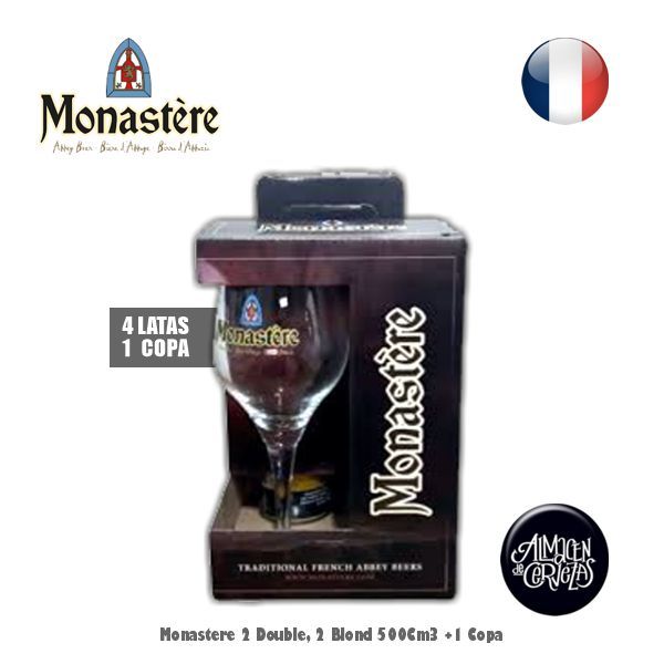 4 Latas Monastere + 1 Copa Monastere