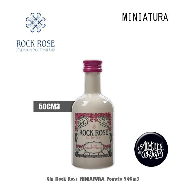 Gin Rock Rose Pomelo 50CM3 - MINIATURA