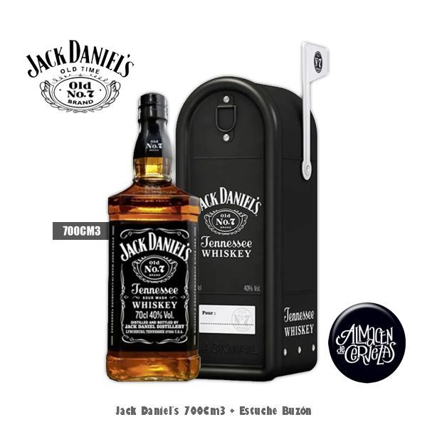 Jack Daniels 700Cm + Estuche Buzón