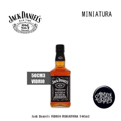 Whisky Jack Daniel´s VIDRIO 50Cm3 - MINIATURA