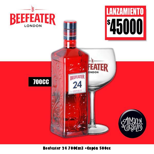 Beefeater 24 700Cm3 + 1 Copón 500cc