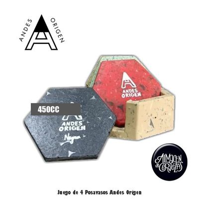 Juego de posavasos Andes Origen