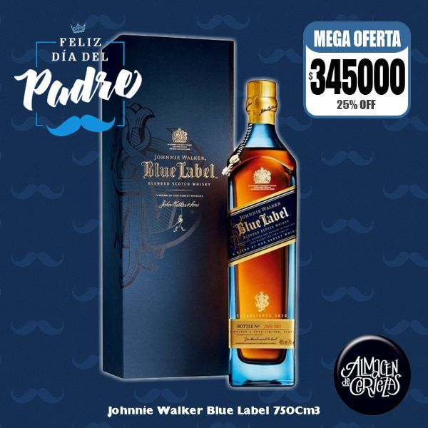 Día del Padre - Johnnie Walker Blue Label 750Cm3