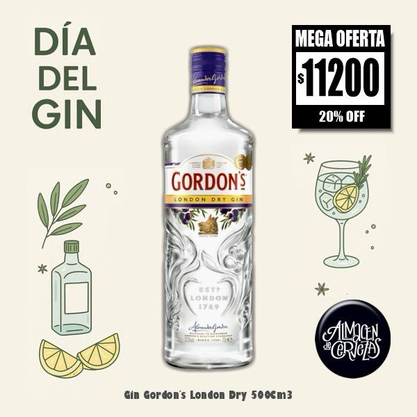 DIA DEL GIN - Gin Gordon´s 700Cm3