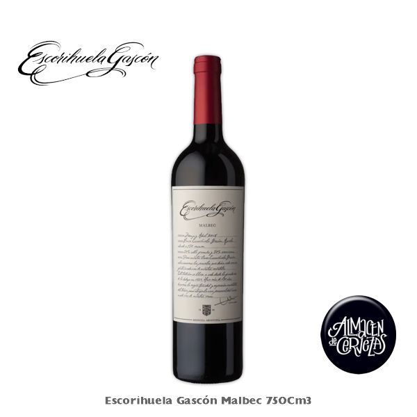 Escorihuela Gascón Malbec 750m3