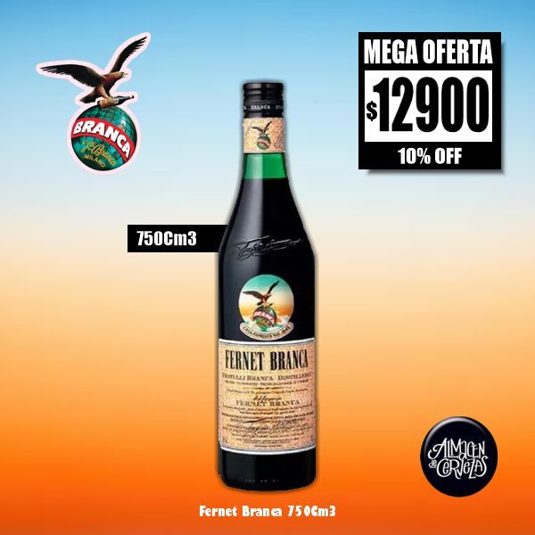 MEGA OFERΤA - Fernet Branca 750Cm3