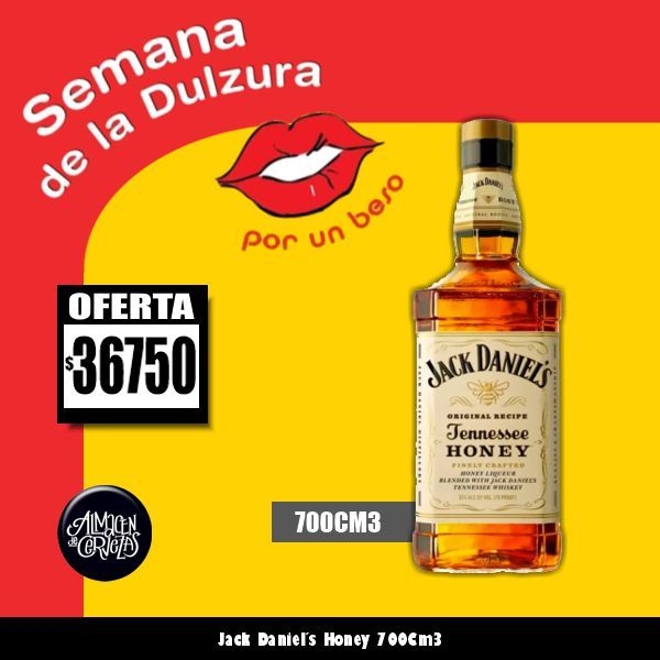 SEMANA DE LA DULZURA - Jacks Daniel´s HONEY 700Cm3