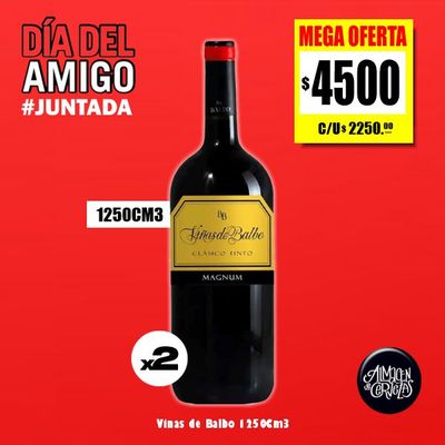 DIA DEL AMIGO - 2 Viñas de Balbo Tinto 1250Cm3