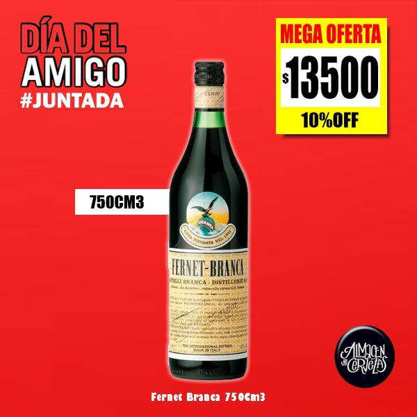 DIA DEL AMIGO - Fernet Branca 750Cm3