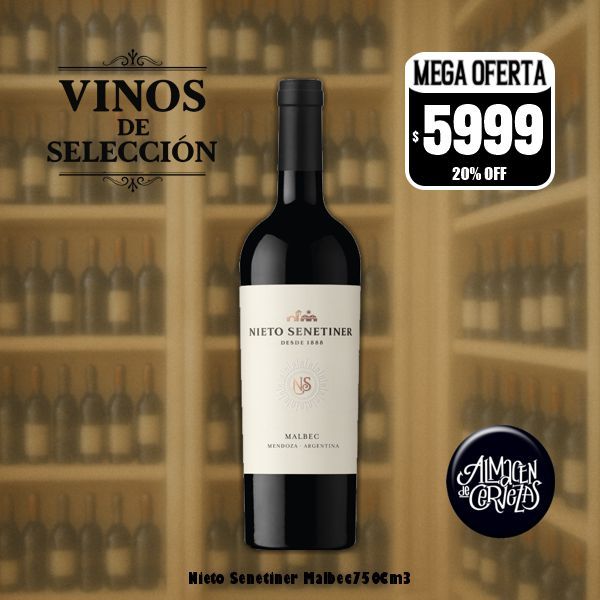VINOS DE SELECCION - Nieto Senetiner Malbec 750Cm3