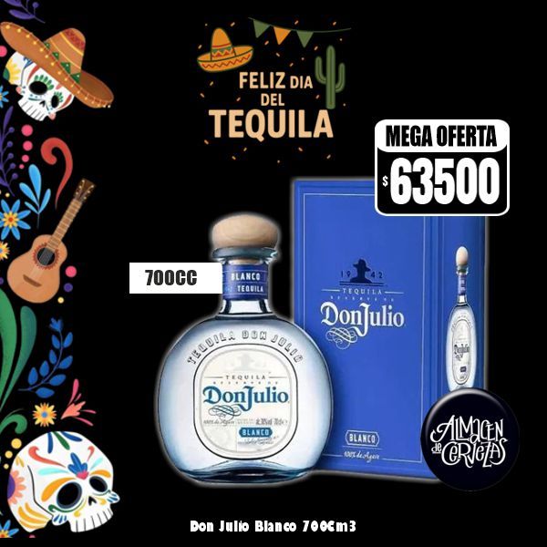Día del Tequila - Don Julio Blanco 750Cm3