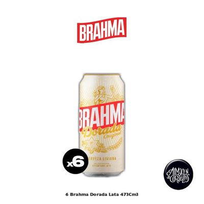 6 Brahma Dorada Lata 473Cm3