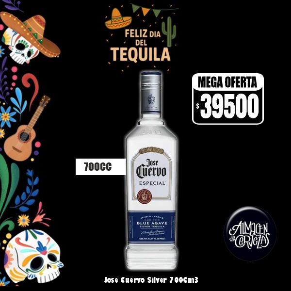 Día del Tequila - Jóse Cuervo Silver 750Cm3