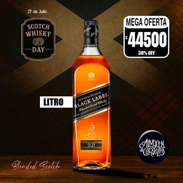 National Scotch Day - Johnnie Walker Black Label 1000Cm3