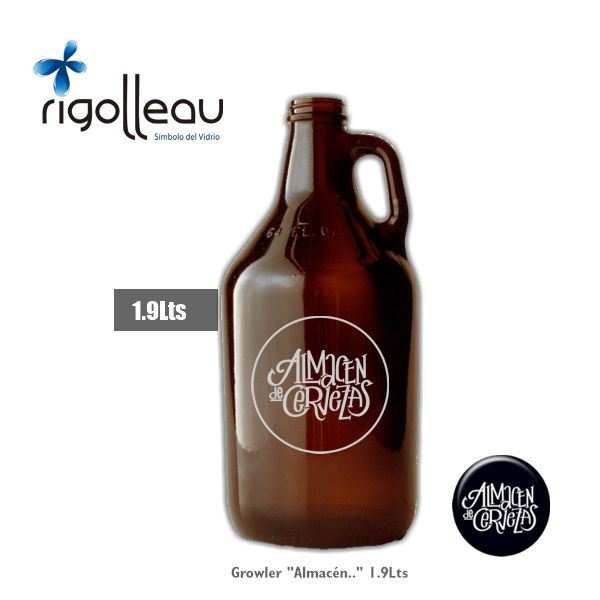 Growler 1,9 Litros Grabado