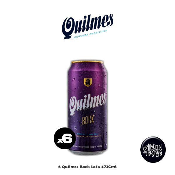 6 Quilmes Bock 473 Cm3