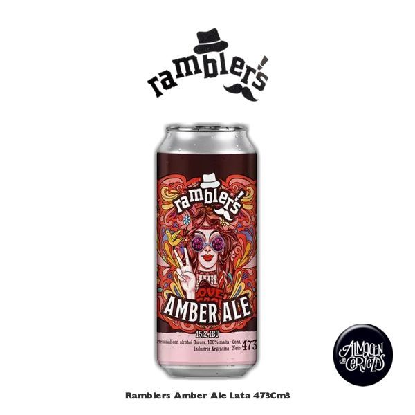 Ramblers Amber Ale Lata 473Cm3