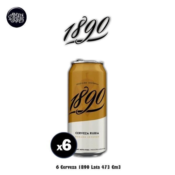 6 Latas 1890 473Cm3