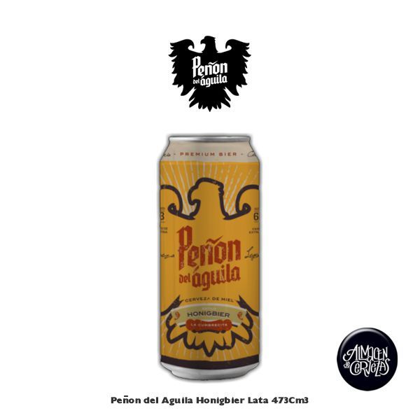 Peñón del Aguila Honigbier​ Lata 473 Cm3
