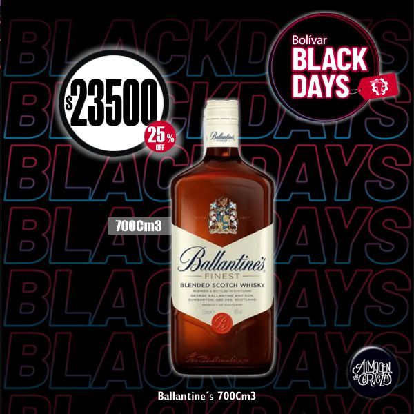 BLACK DAYS - Ballantine´s 700Cm3