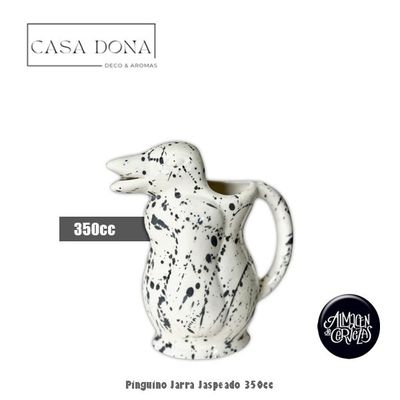 Pinguino Jarra Cerámica Jaspeado 350cc