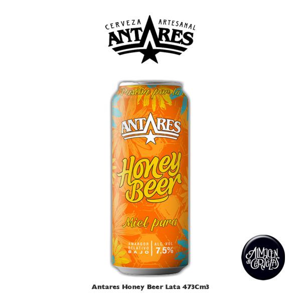 Antares Honey Beer Lata 473Cm3