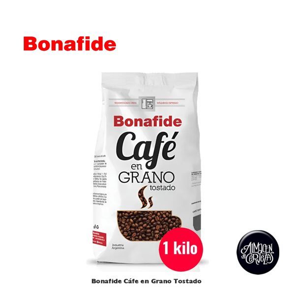 Cåfe en Granos Blanco Tostado  Bonafide 1Kg