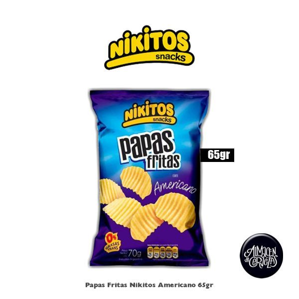 Papas Fritas Nikitos Americano 65gr